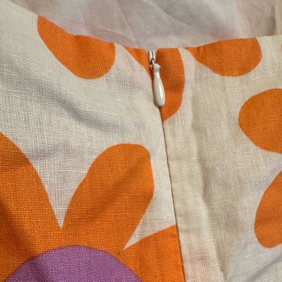 Princess Highway ModCloth Margo Daisy Linen Blend Dress - Picture 6 of 8